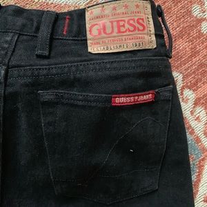 Vintage Black High Waisted Mom Jeans